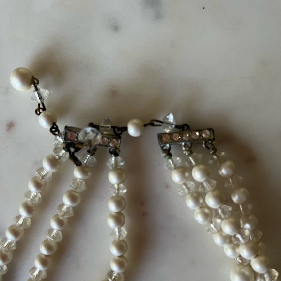 Vintage Costume Beaded Jewelry Necklaces Earrings Bracelet floral green orange - Picture 10 of 15